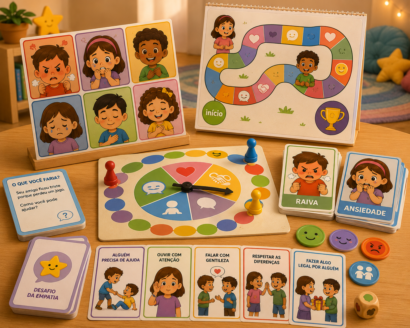 Jogos matemáticos socioemocionals para inteligência emocional na escola
